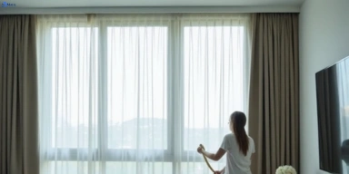 Delicate sheer drape cleaning brownlow-hill-nsw Matty Curtain Cleaning